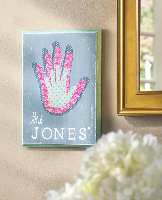 Family Handprint Canvas | FaveCrafts.com Family Handprint Canvas | FaveCrafts.com