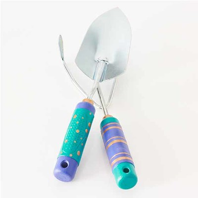 Peacock and Periwinkle Gardening Tools