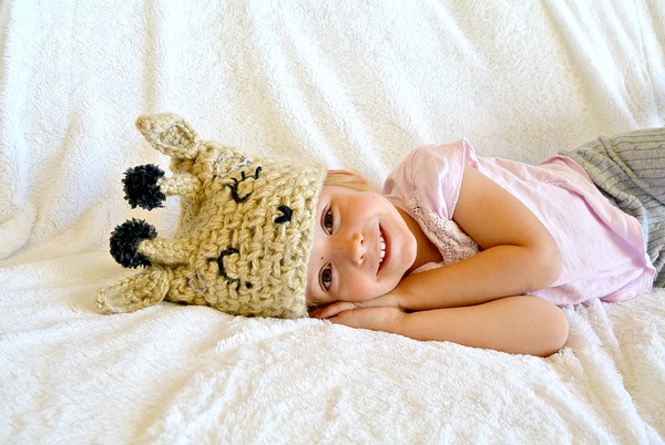 Super Cute Crochet Giraffe Hat