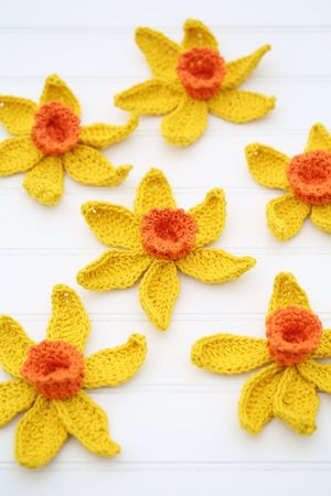 Blooming Daffodil Crochet Pattern