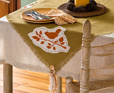 Rustic Burlap Tablecloth