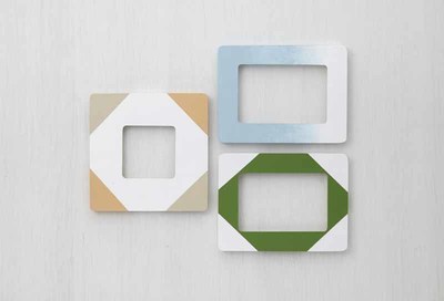 Color-Blocked Picture Frames