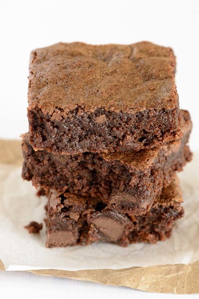 Decadent Double Chocolate Brownies