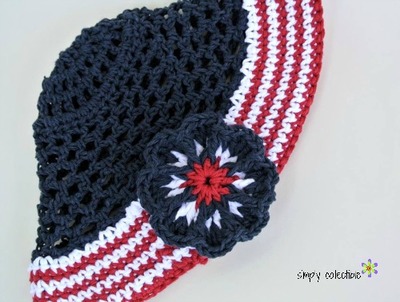 Patriotic Crochet Kids' Hat