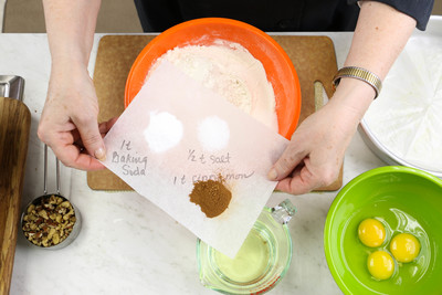 Mix the dry ingredients