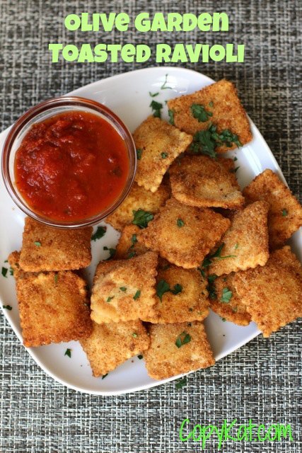 Homemade Olive Garden Toasted Ravioli