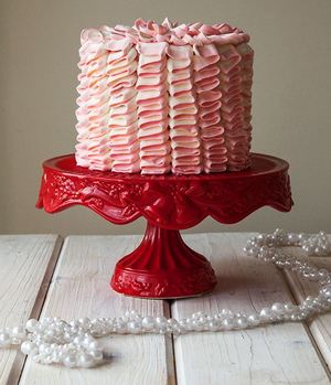 Amazing Ruffled Ribbons Cake
