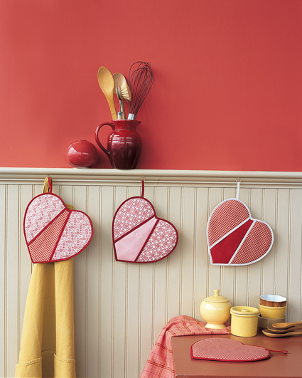 Heart-Shaped Pot Holders