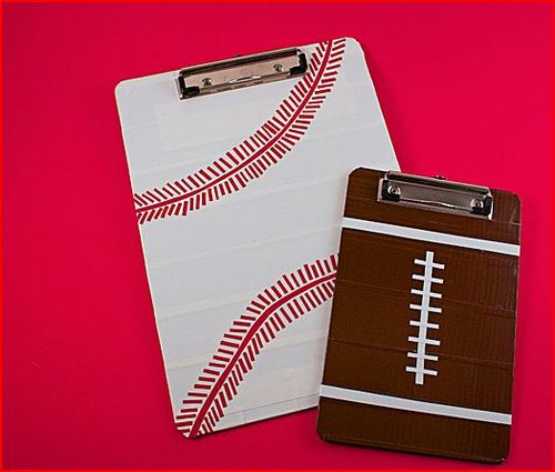 Sports Clipboard Duct Tape Crafts