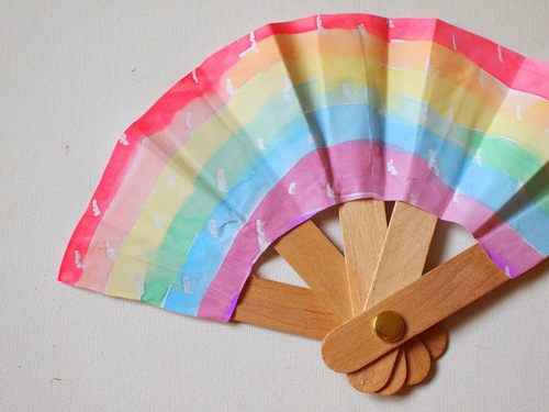 Cool Popsicle Sticks Hand Fan