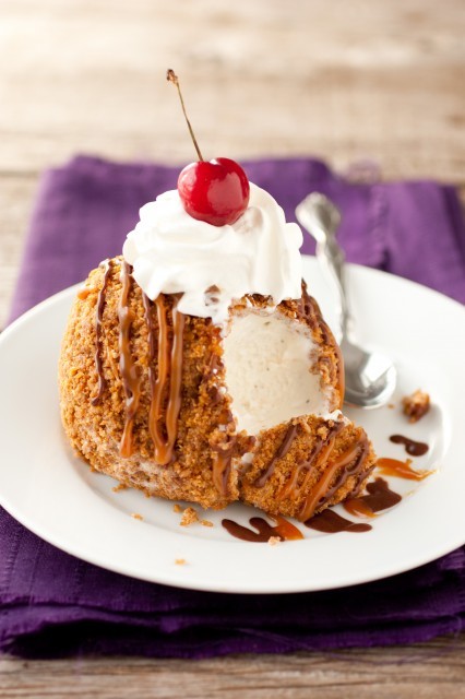 Cheater Fried Ice Cream