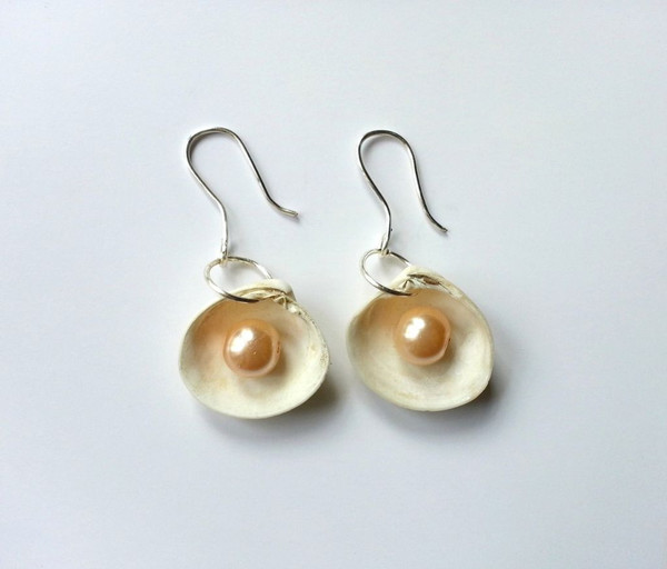 Precious Pearl and Sea Shell DIY Earrings