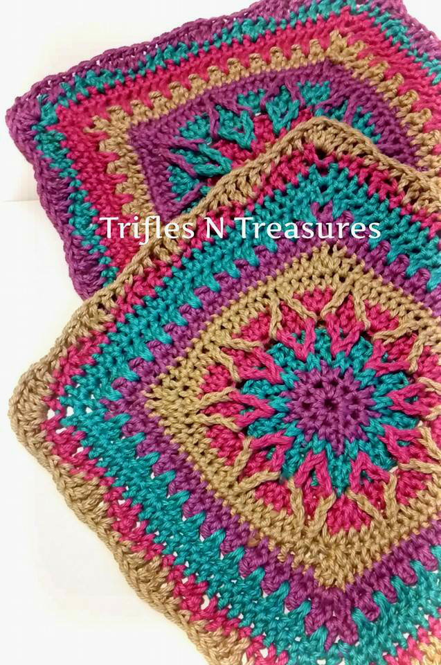 mandala crochet baby blanket pattern Crochet Starburst Granny Square