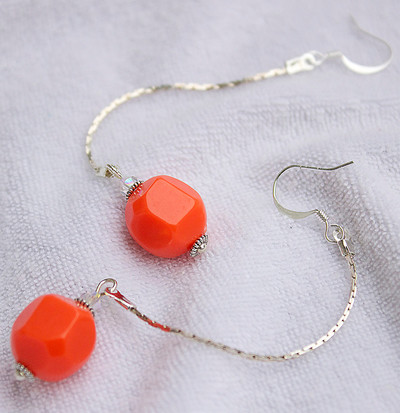 Quick Coral Drop Earrings