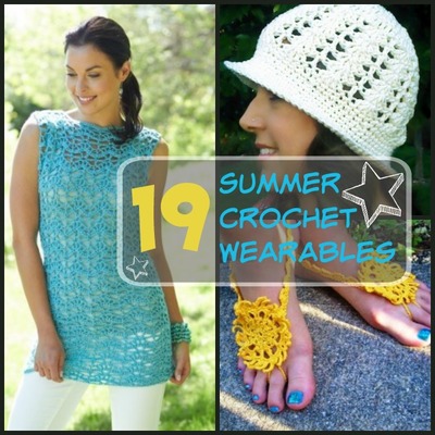 19 Summer Crochet Ideas: Crochet Hats, Tops, and Crochet Jewelry ...