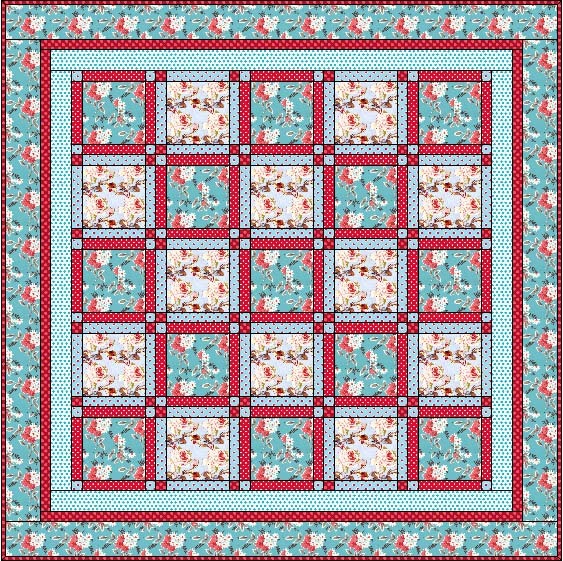 Sew the Row Quilt Pattern