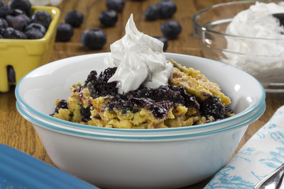 Citrus Berry Dump Cake