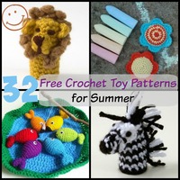 32 Free Crochet Toy Patterns for Summer