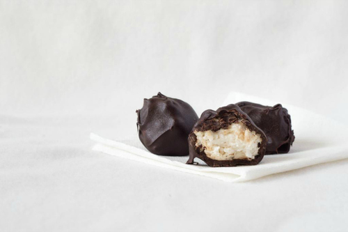 Dark Chocolate Coconut Truffles