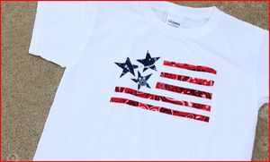 Tutorial: How to Make a 4th of July T-Shirt using Heat Transfer Vinyl -  Color Craft Vinyl