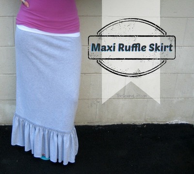 Ruffle Maxi Skirt Tutorial