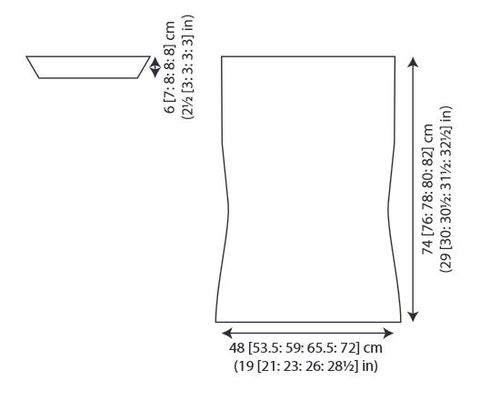 Mountain Dawn Knit Top Diagram Mountain Dawn Knit Top Diagram