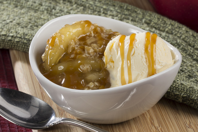 Microwave Apple Pie Crisp