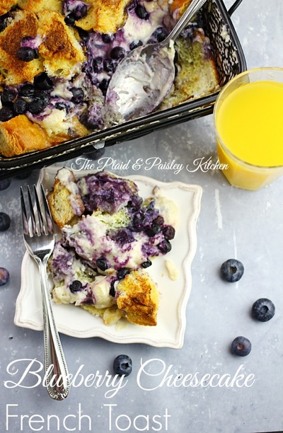 Blueberry Cheesecake French Toast