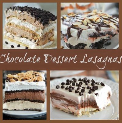 Easy Chocolate Desserts: 11 Chocolate Lasagna Recipes