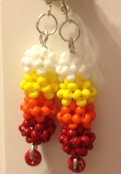 Fireball Drop Earrings