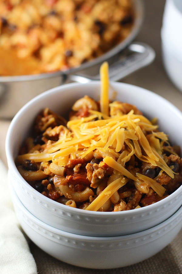 Healthy OnePot Chili Macaroni