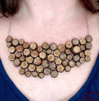 DIY Wood Slice Necklace
