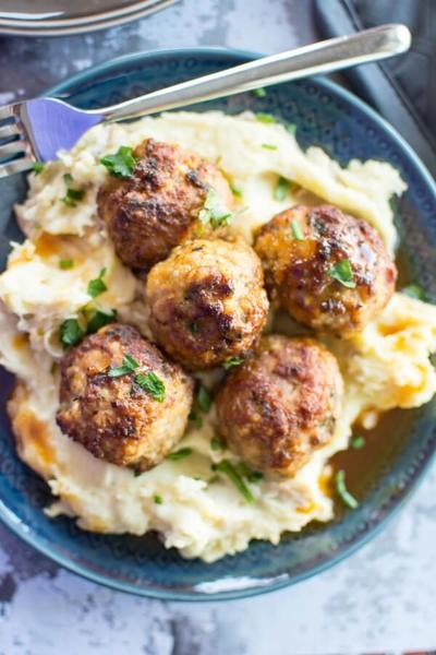 Honey Glazed Pork Meatballs