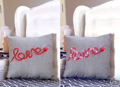 DIY Pillow Marquee