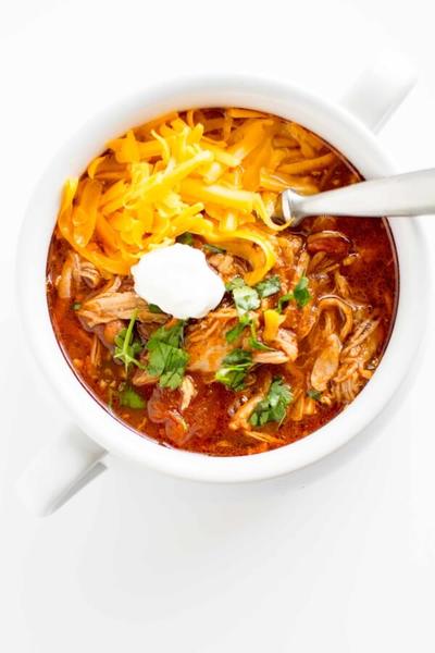 Pulled Pork Slow Cooker Chili