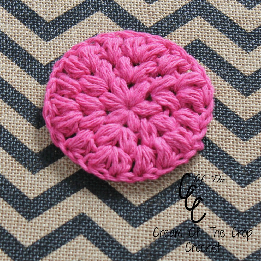 Pink Puff Crochet Face Scrubbie FaveCrafts pink-puff-crochet-face-scrubbie-favecrafts