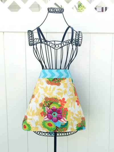 Colorful Mother's Day Apron Sewing Pattern