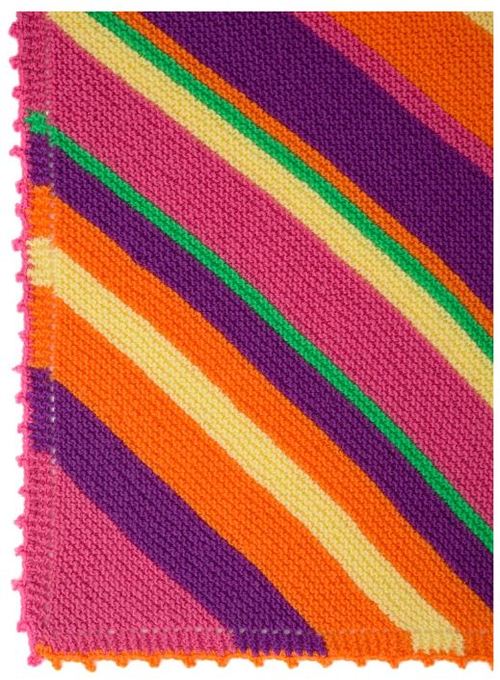 Bright Stripes Baby Blanket Bright Stripes Baby Blanket