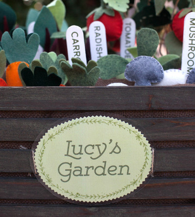 Printable Garden Sign and Markers