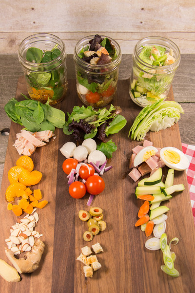 Easy Mason Jar Salads