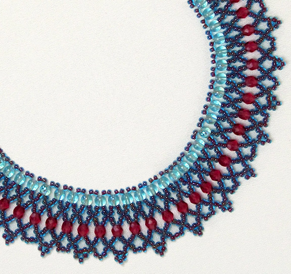 Crazy Sparkle Crystal Net Necklace