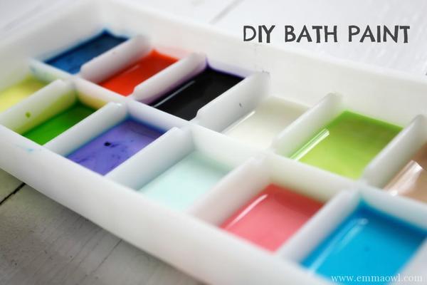 Homemade Bath Paint