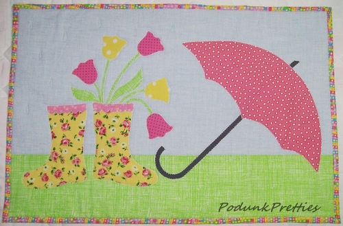 April Showers Free Applique Designs