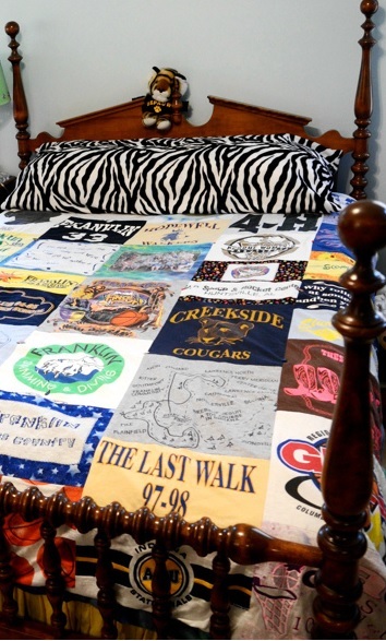 DIY T-Shirt Quilts for Hoarders