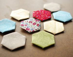 Hand Sewing Hexagons
