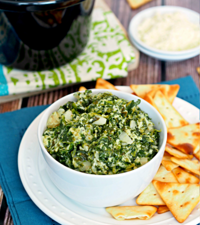 Guilt Free Homemade Spinach Dip
