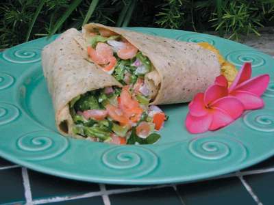 Shrimp Salad Wraps