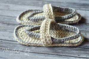Crochet Summer Flip Flops