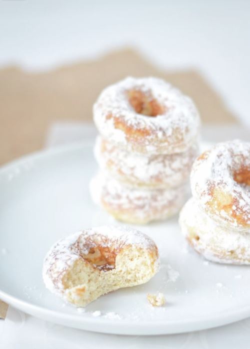Powdered Sugar Mini Donuts