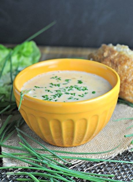 Lightened-Up Crab Bisque